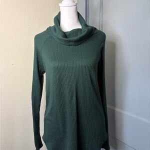 Sonoma Forest Green Cowl Neck Sweater